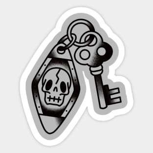 Skeleton key Sticker